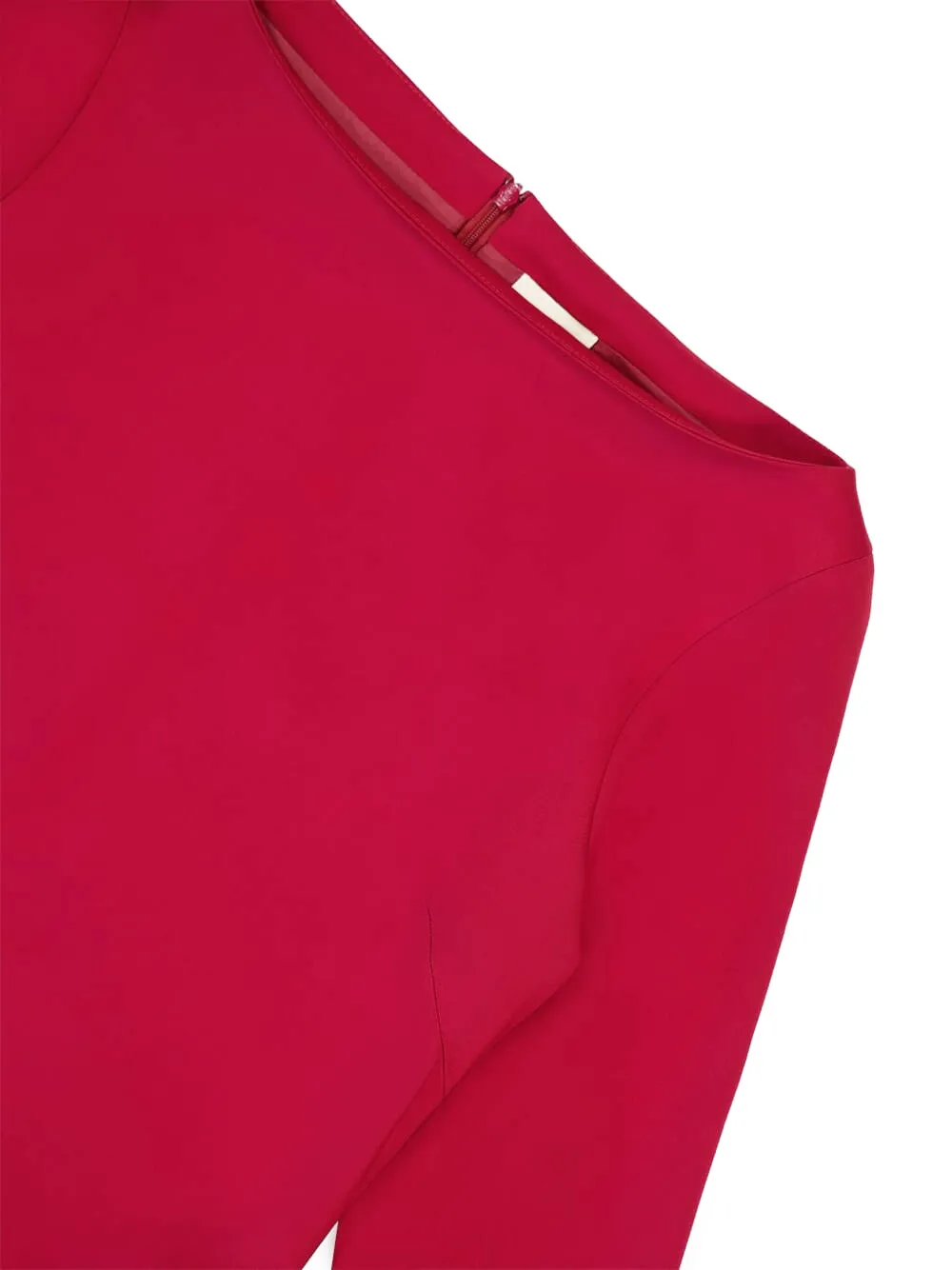 Paula Sequin-embellished Midi Dress In Red