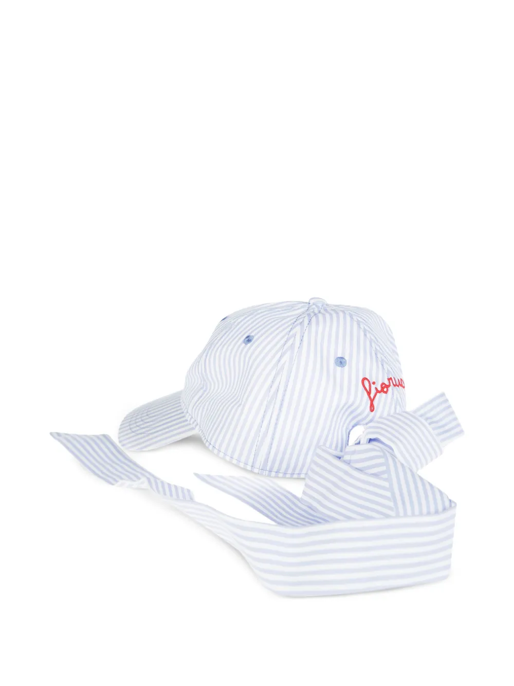 Fiorucci Pet met geborduurd logo en lint Wit