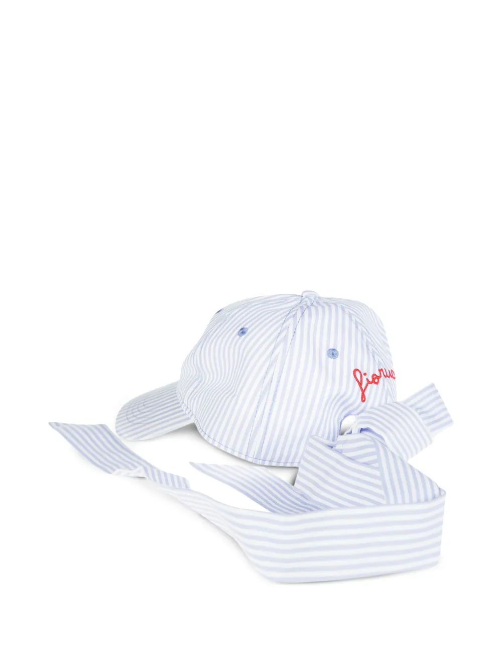 Fiorucci Pet met geborduurd logo en lint - Wit
