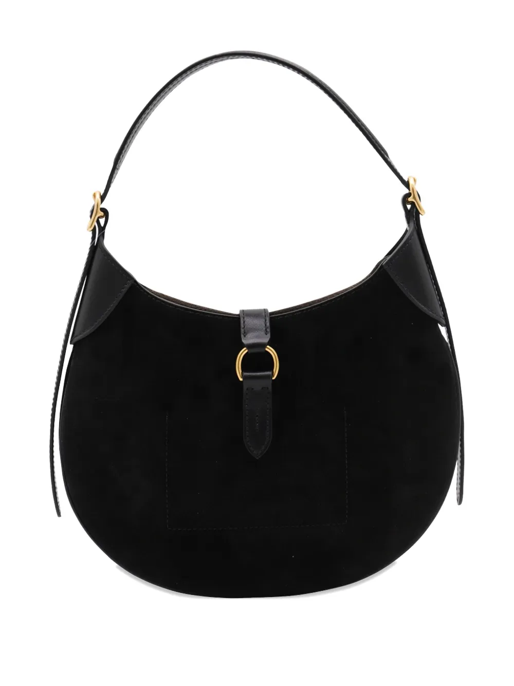 Polo Ralph Lauren suede shoulder bag - Zwart