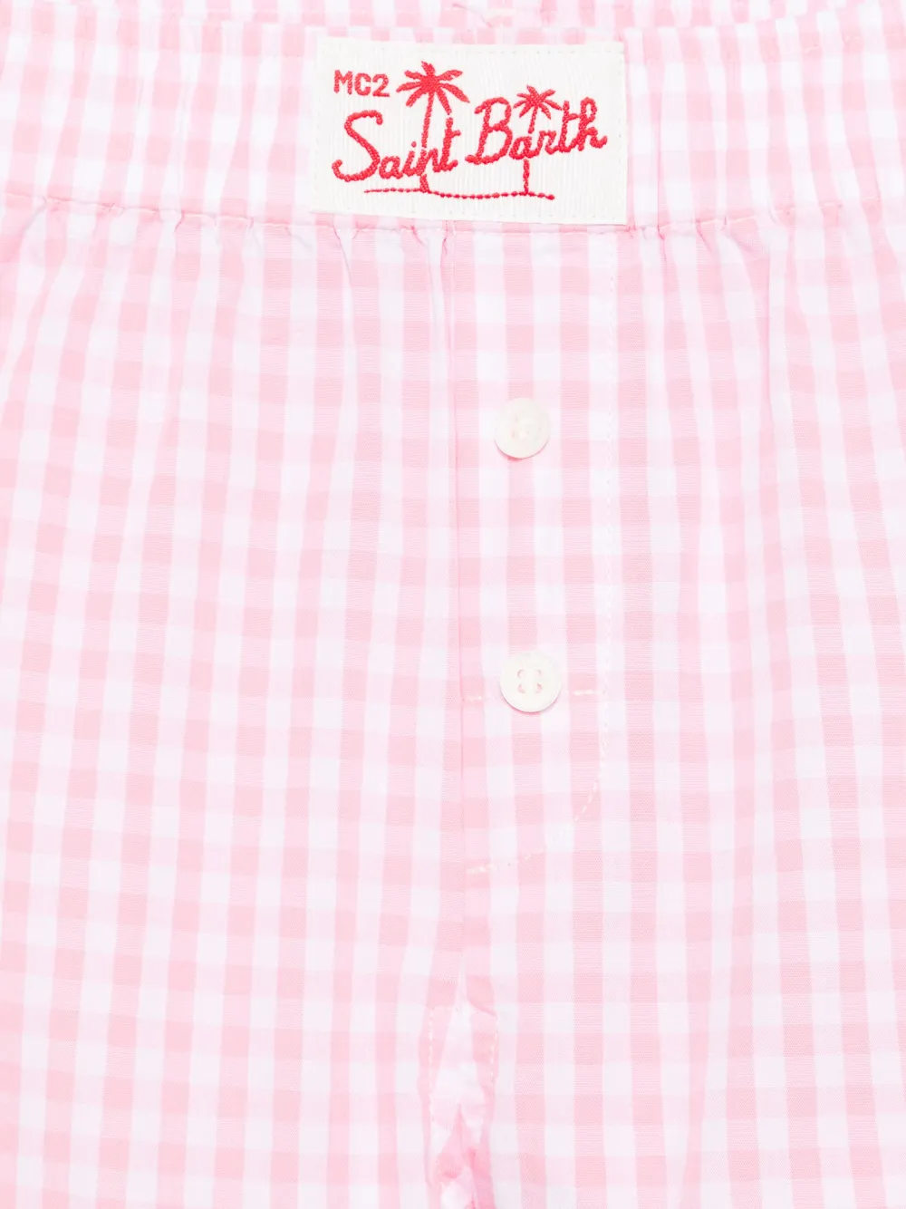 MC2 Saint Barth Kids Shorts van popeline Roze