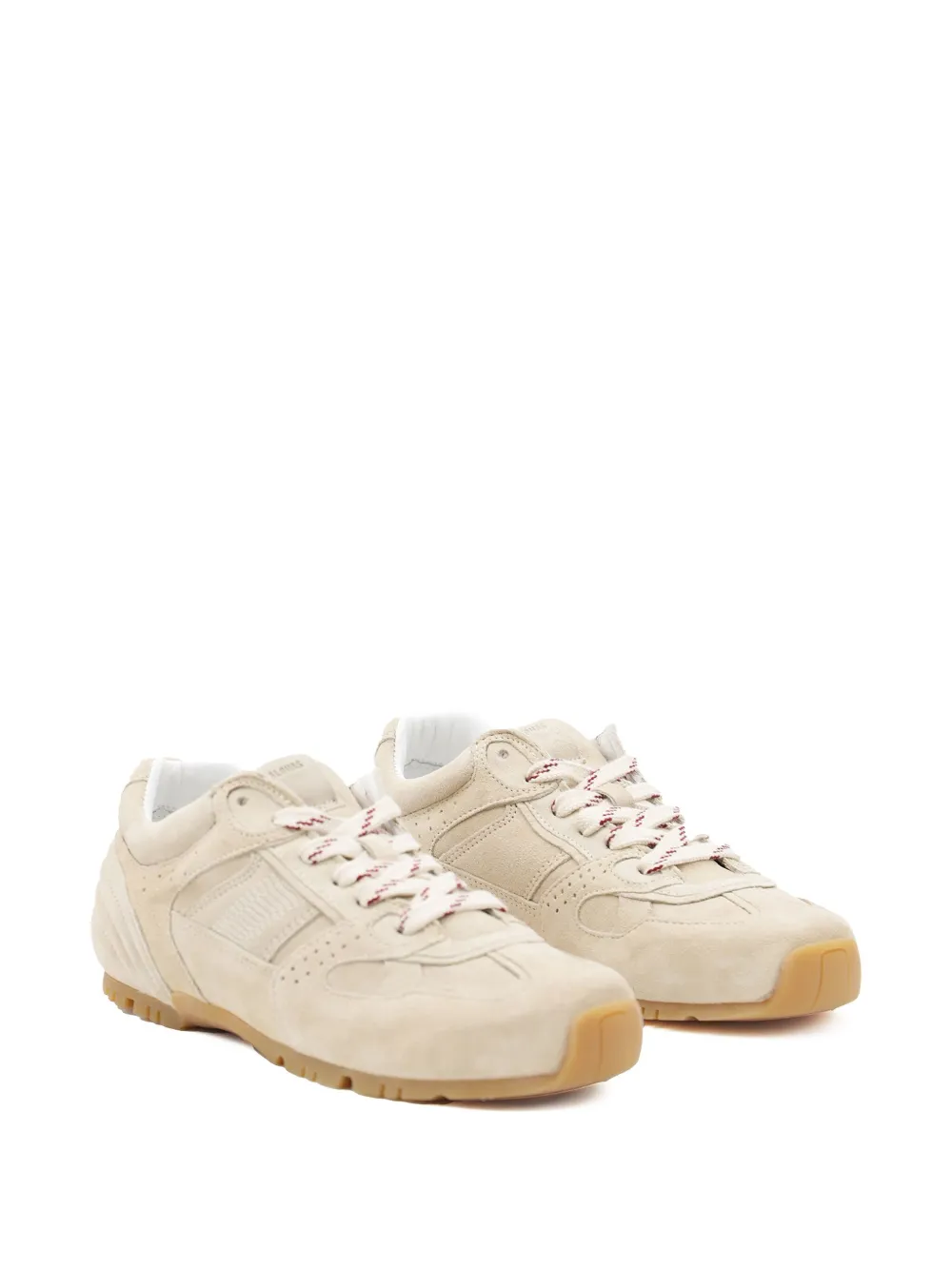 ALOHAS Sneakers met suède vlakken - Beige