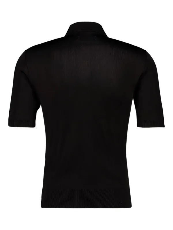 【美品】Bristol EMBLEM POLO Mサイズ　黒　半袖　メンズ 美品】Bristol EMBLEM POLO Mサイズ 黒 半袖 メンズ