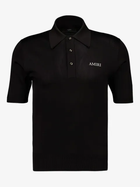 AMIRI polo à logo brodé