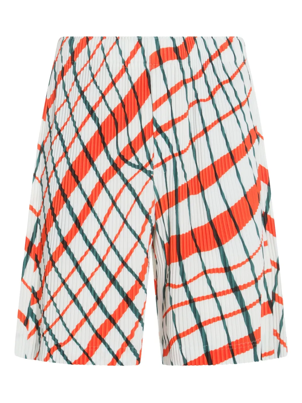 Homme Plissé Issey Miyake plaid pleated shorts
