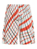 Homme Plissé Issey Miyake plaid pleated shorts - White