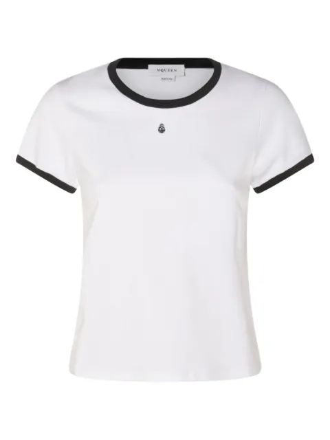 Alexander McQueen contrast-trim t-shirt