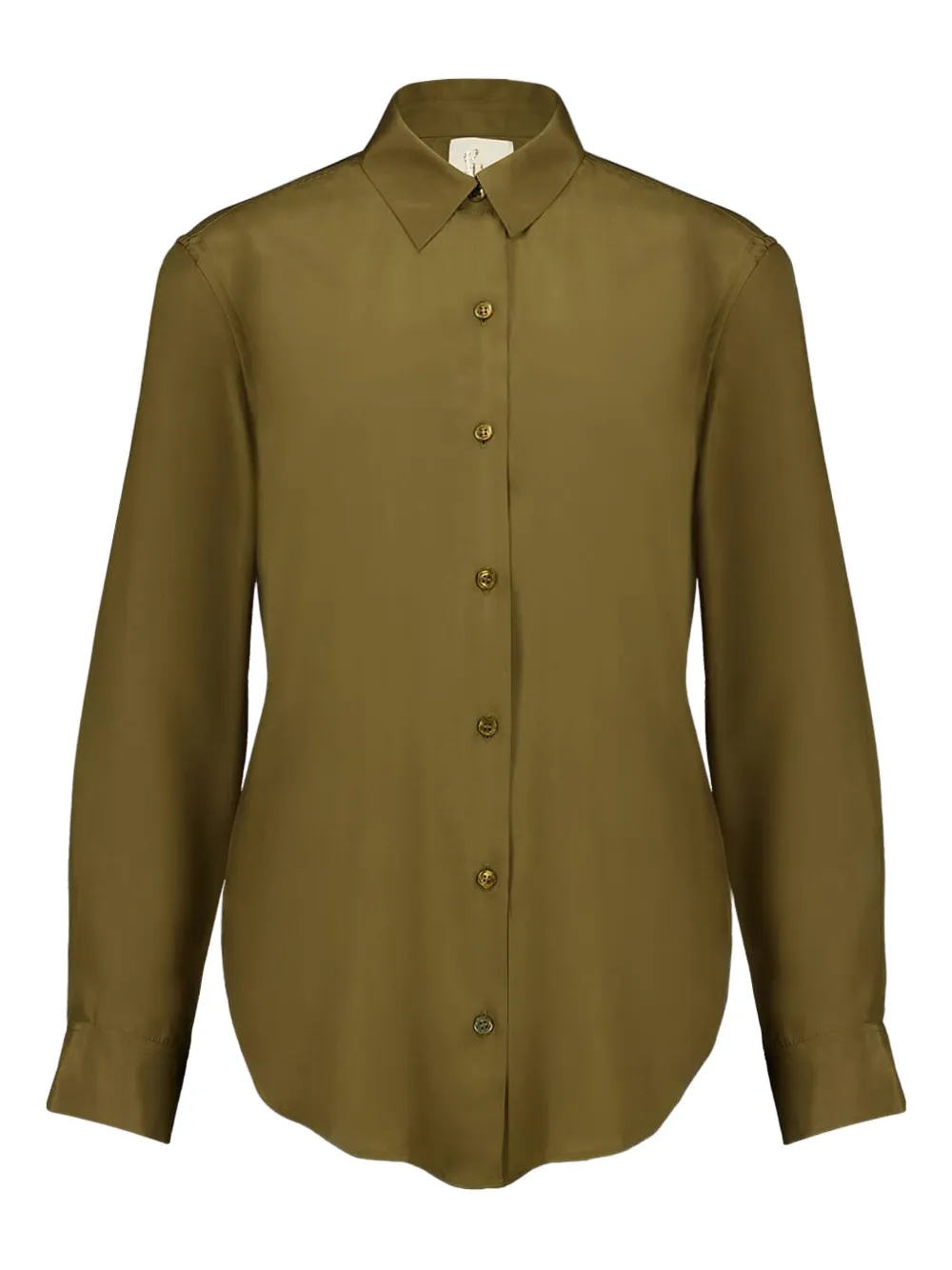 Paula Silk Shirt In Green