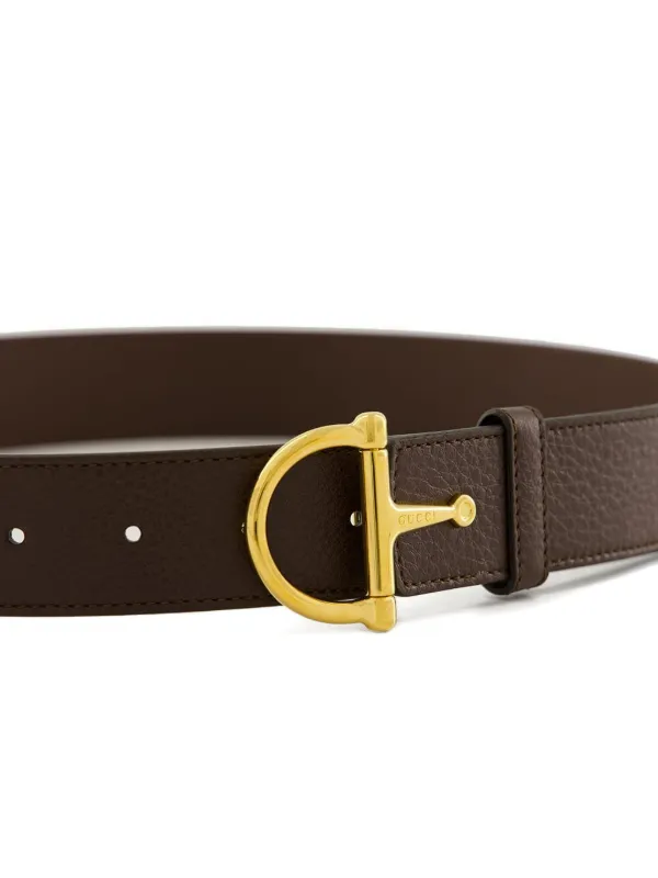 Gucci horsebit-detail Leather Belt | Brown | FARFETCH