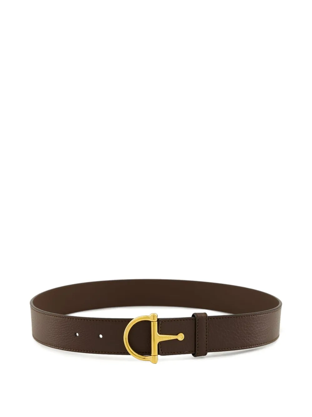 Gucci horsebit-detail leather belt | Brown | Image 1