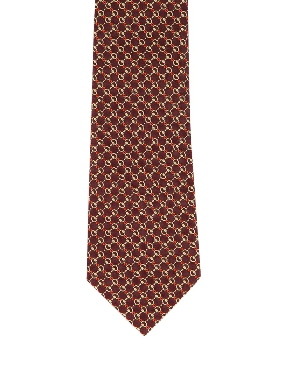 Gucci Zijden stropdas met jacquard Rood