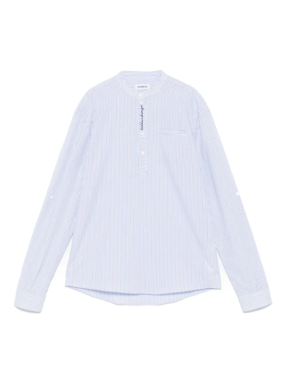 BIKKEMBERGS KIDS camisa con rayas estampadas | blanco | Image 1