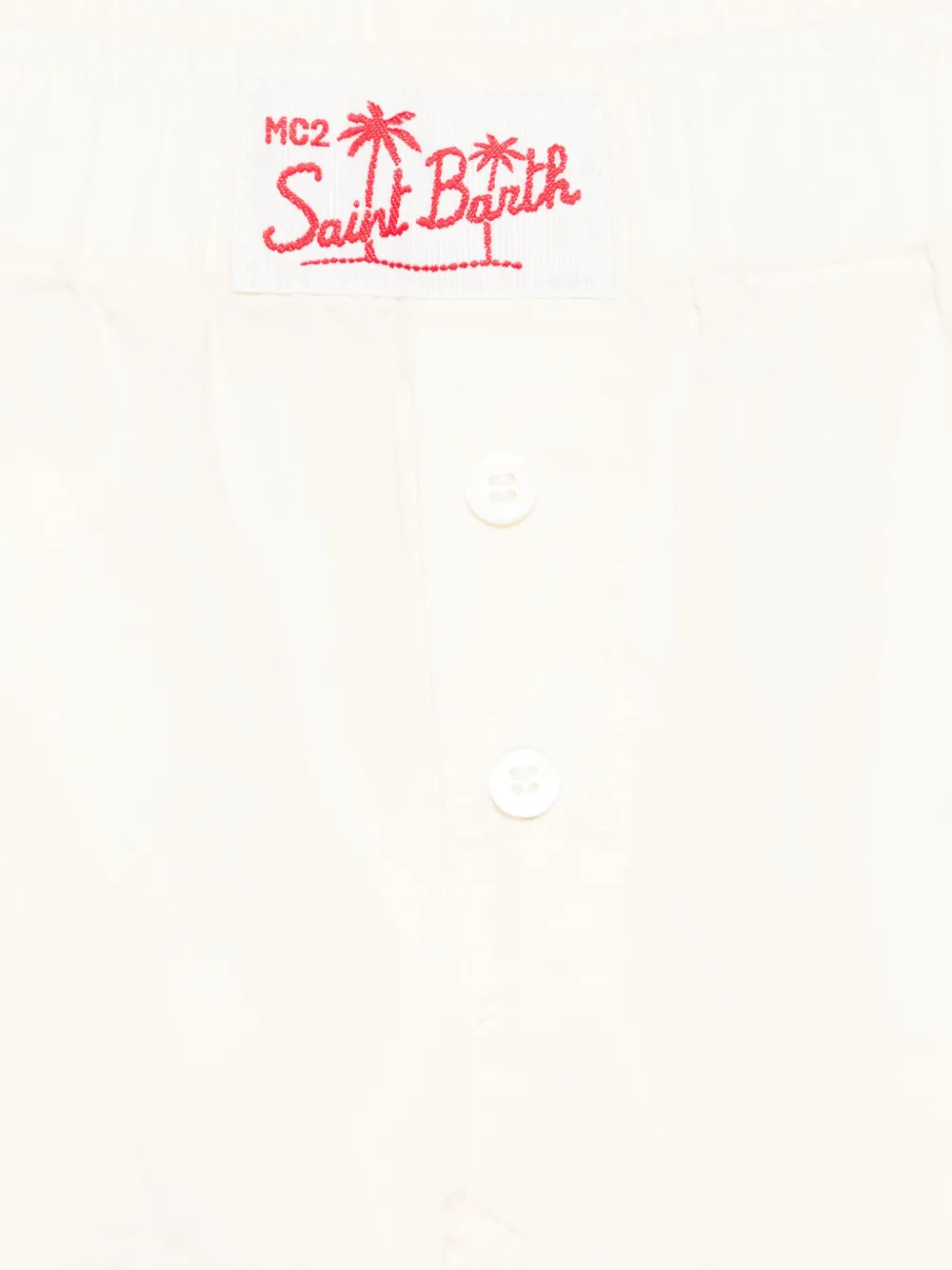MC2 Saint Barth Kids Shorts van popeline Beige