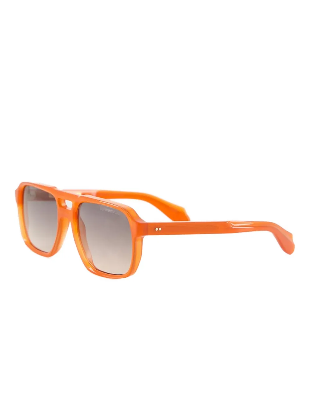 Cutler And Gross Pilot-frame Sunglasses In Orange
