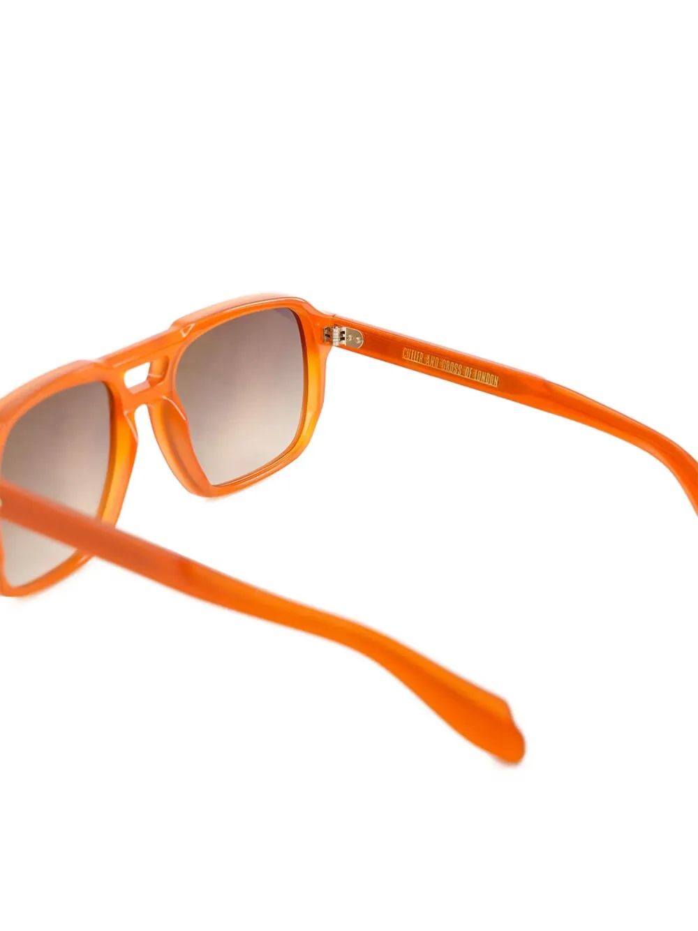 Cutler And Gross Pilot-frame Sunglasses In Orange