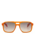 Cutler & Gross pilot-frame sunglasses - Orange
