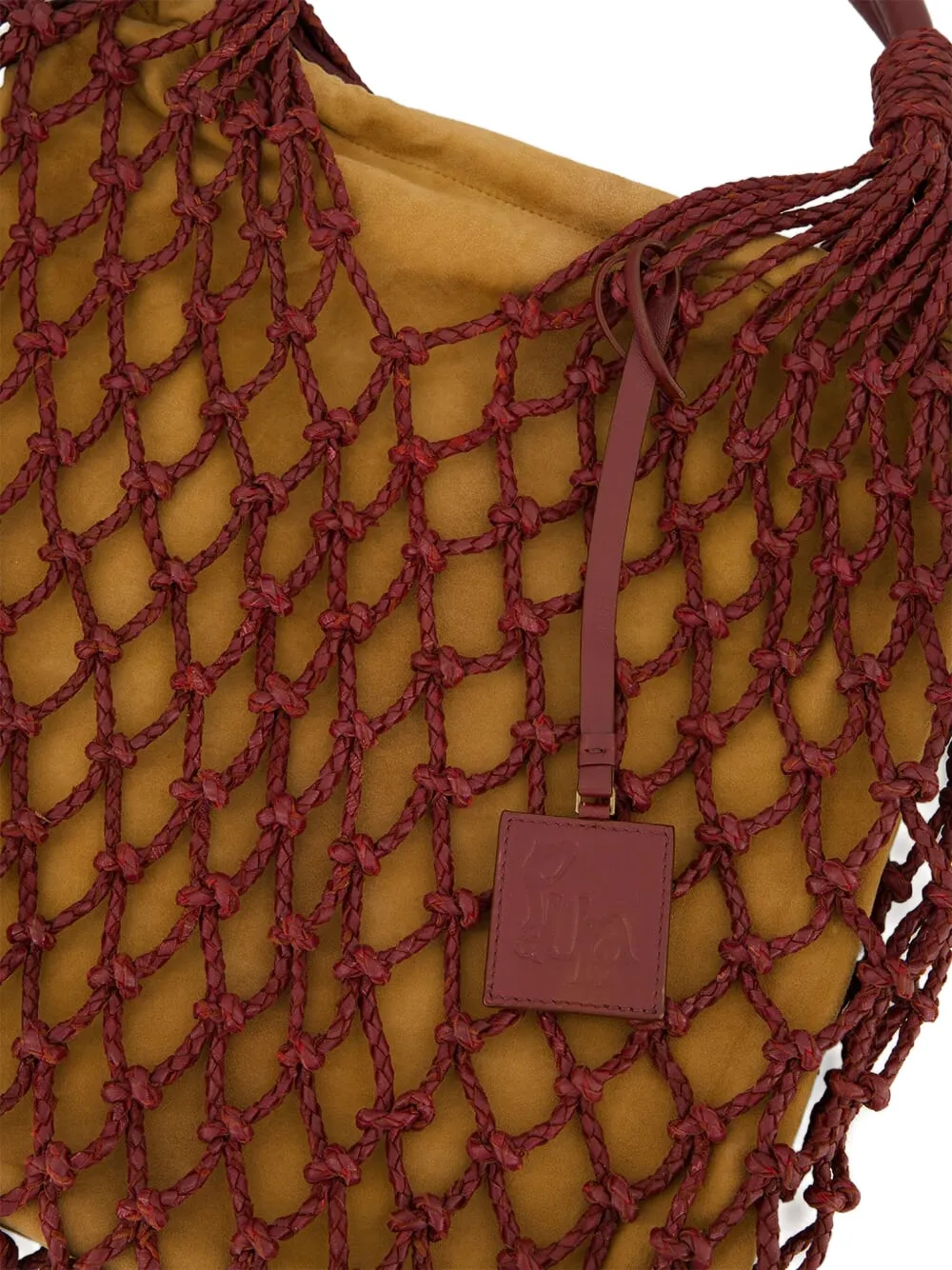 Paula Macramé Maxi Bag In Brown