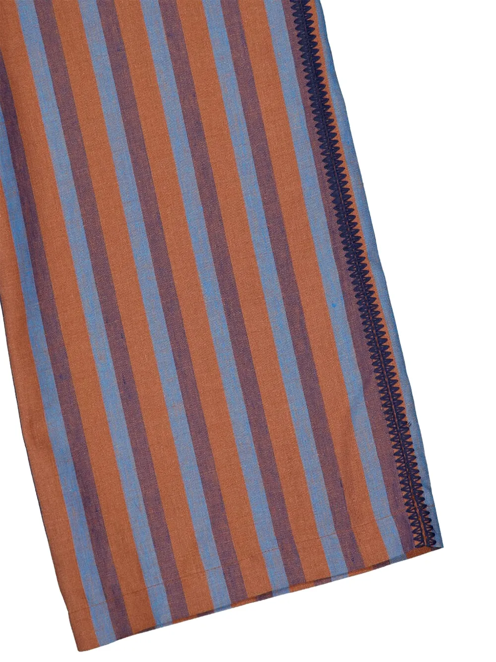 PAULA Gestreepte broek Blauw