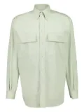 FENDI button-up pocket shirt - Green