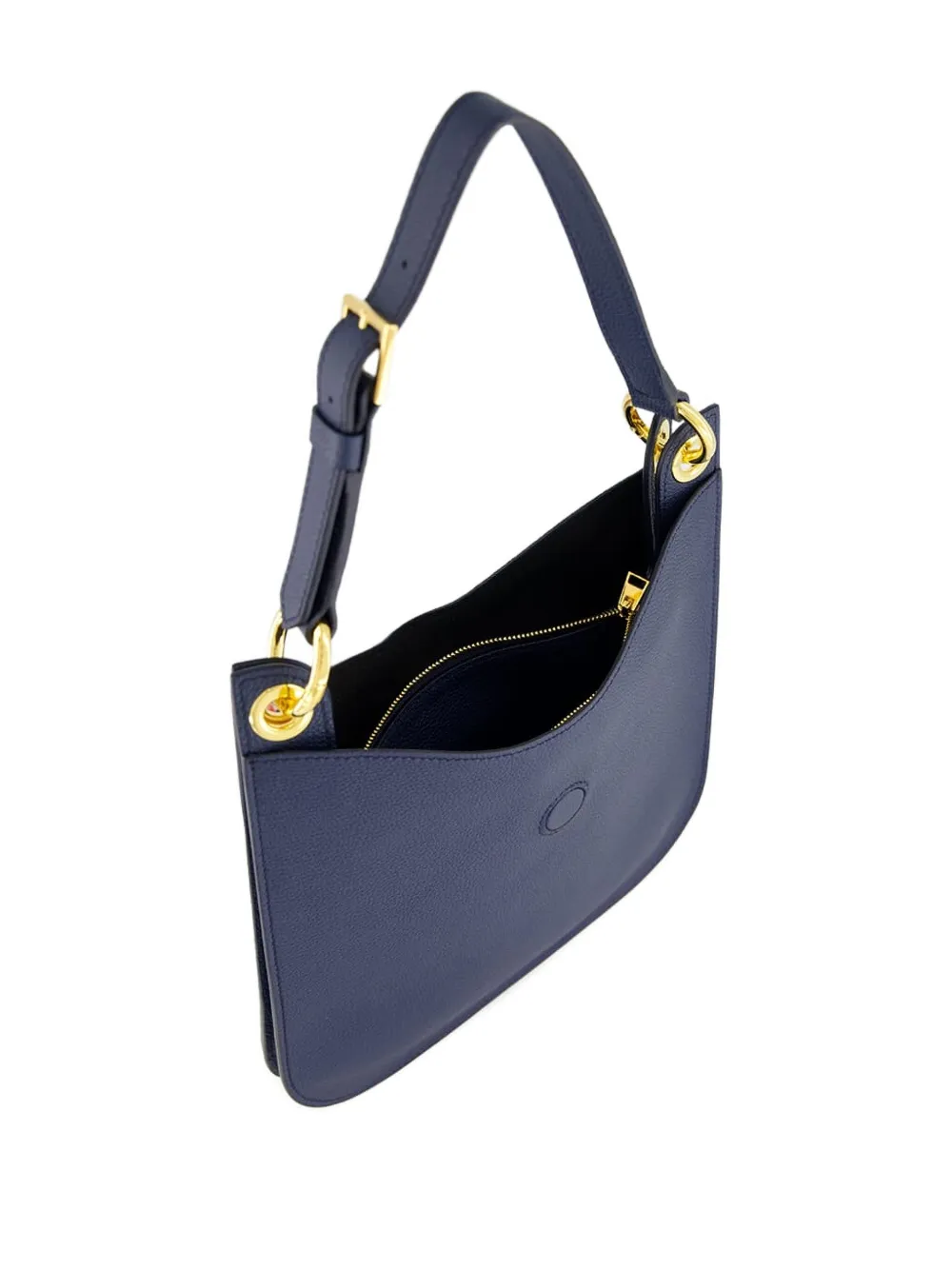 TOM FORD grain leather T-bar shoulder bag - Blauw