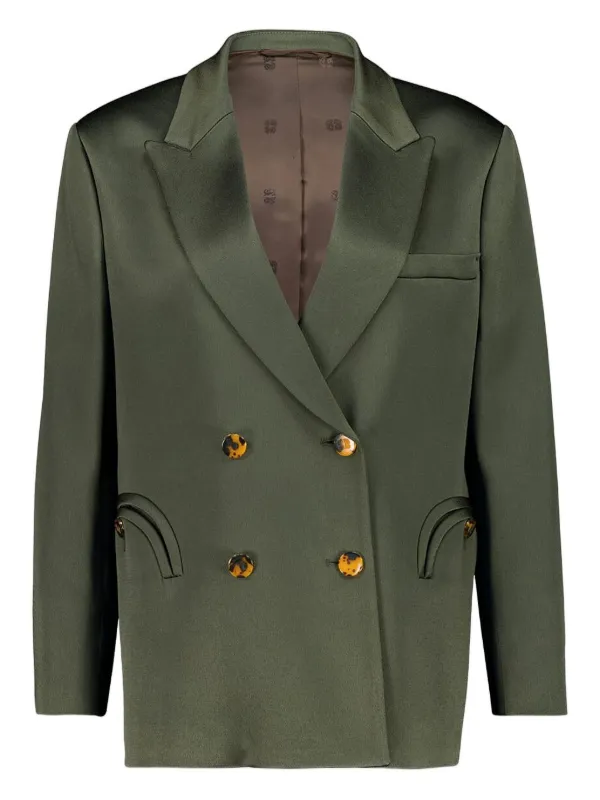BLAZÉ Milano Nightbreak Blazer in Green