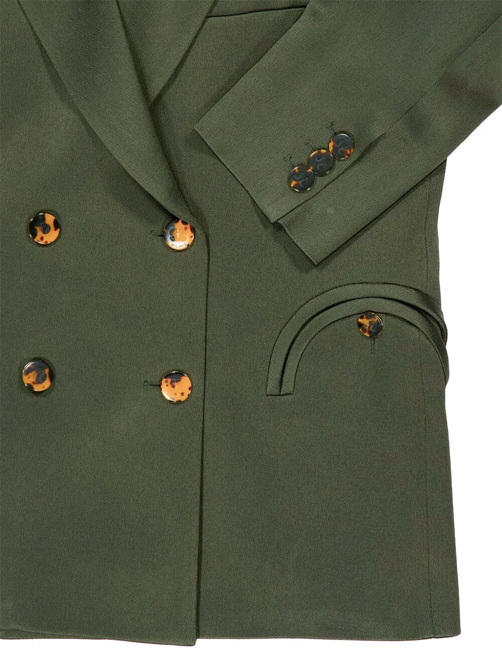 Blazé Milano Nightbreak Blazer in Green, view 3