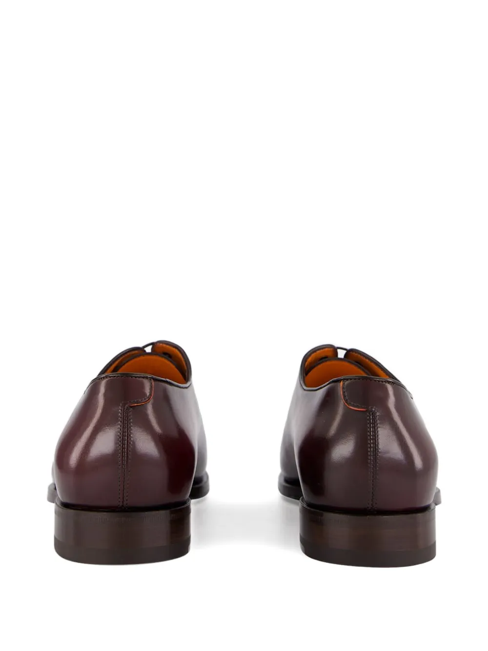 Santoni Oxford veterschoenen Rood