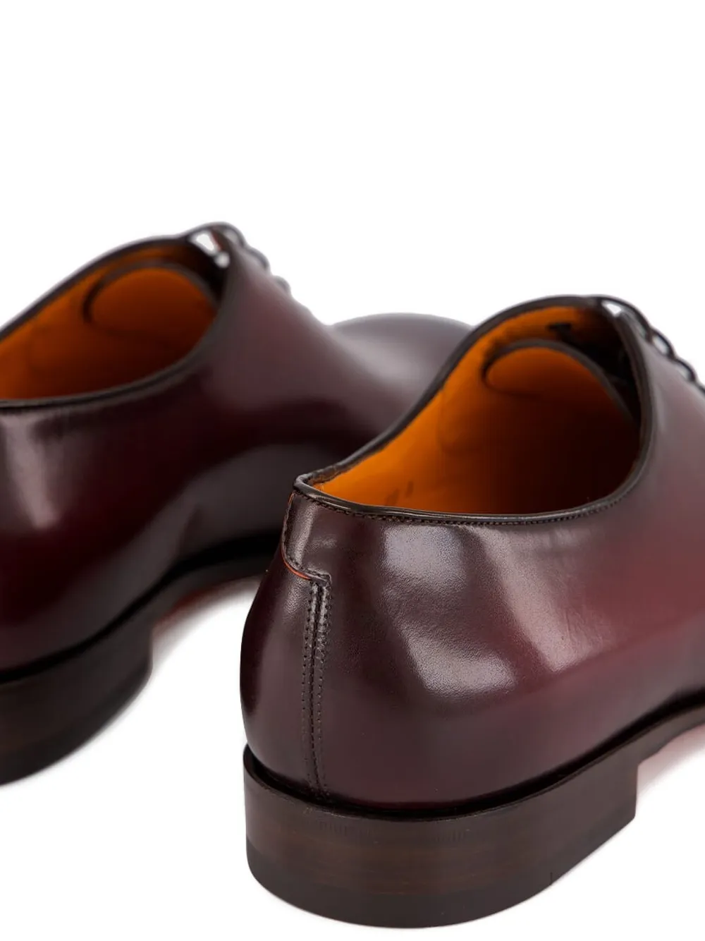 Santoni Oxford veterschoenen Rood