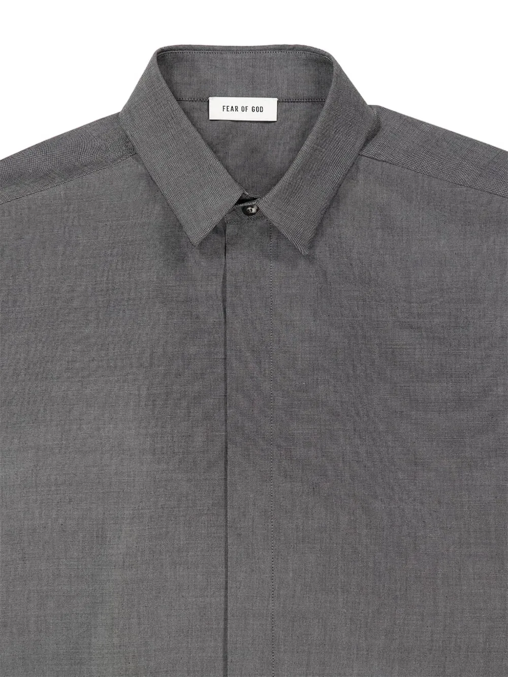 Fear Of God Overhemd met logopatch Grijs