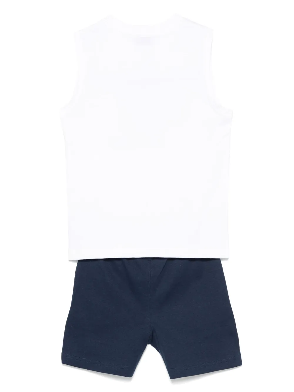 Bikkembergs Logo-print Tank Top And Shorts Set In White