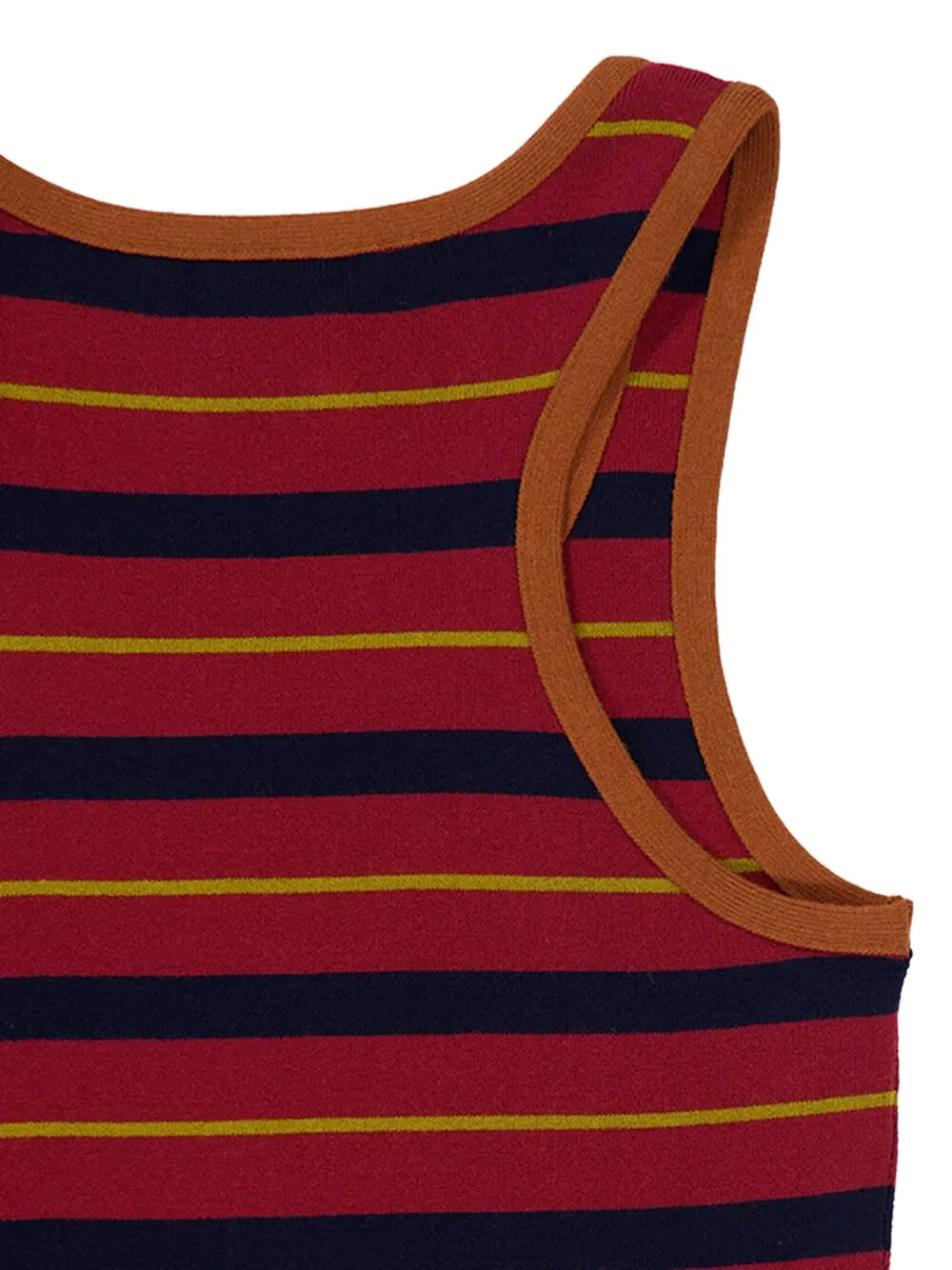 PAULA Gestreepte tanktop Rood