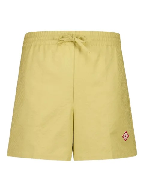 Casablanca shorts con cordones y monograma