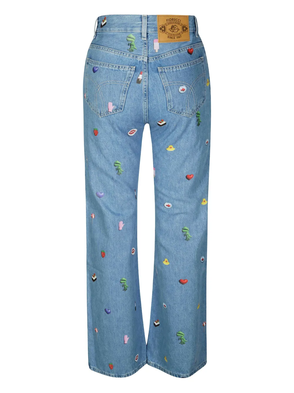 Fiorucci charm-print jeans | Wide-Leg Jeans | Image 2