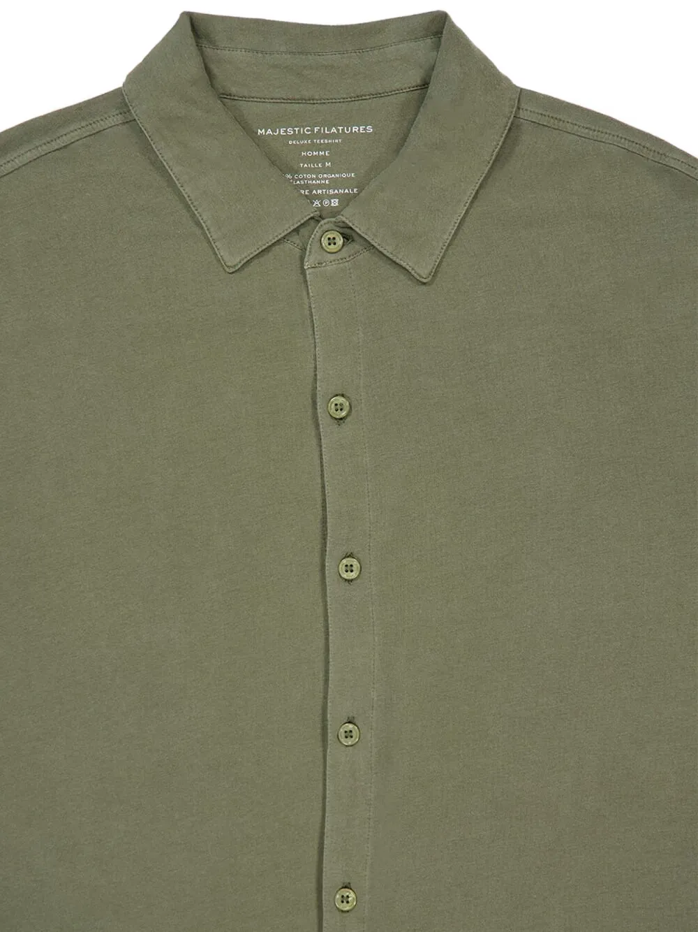 Majestic Filatures Overhemd met lange mouwen Groen