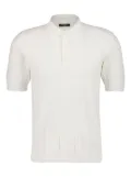 Balmain textured knitted polo shirt - White
