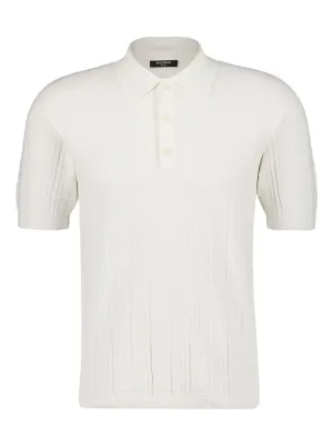 美品 Maison Margiela レイヤード ニット ポロシャツ 415P▲ Maison Margiela ニットポロシャツ | ニュートラル | FARFETCH JP