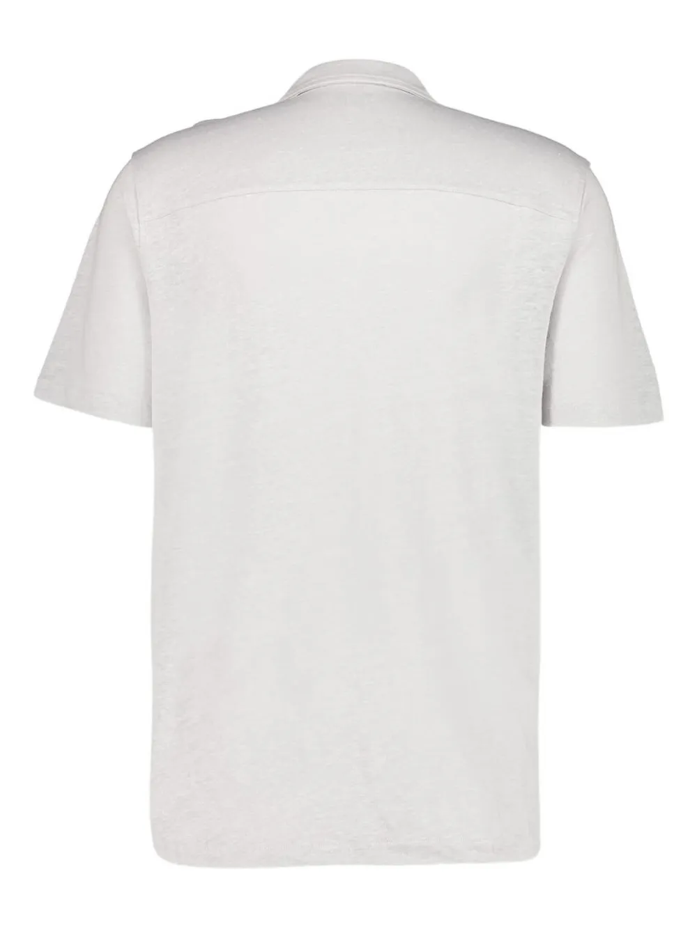Majestic Filatures buttoned linen shirt Grijs