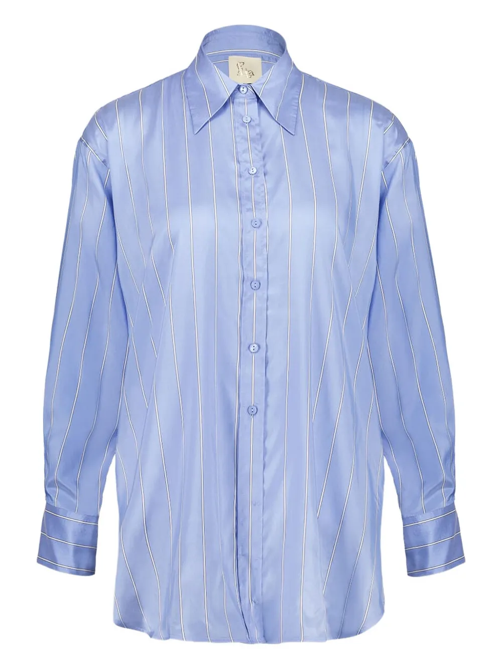 PAULA Camicia a righe con bottoni - Blu