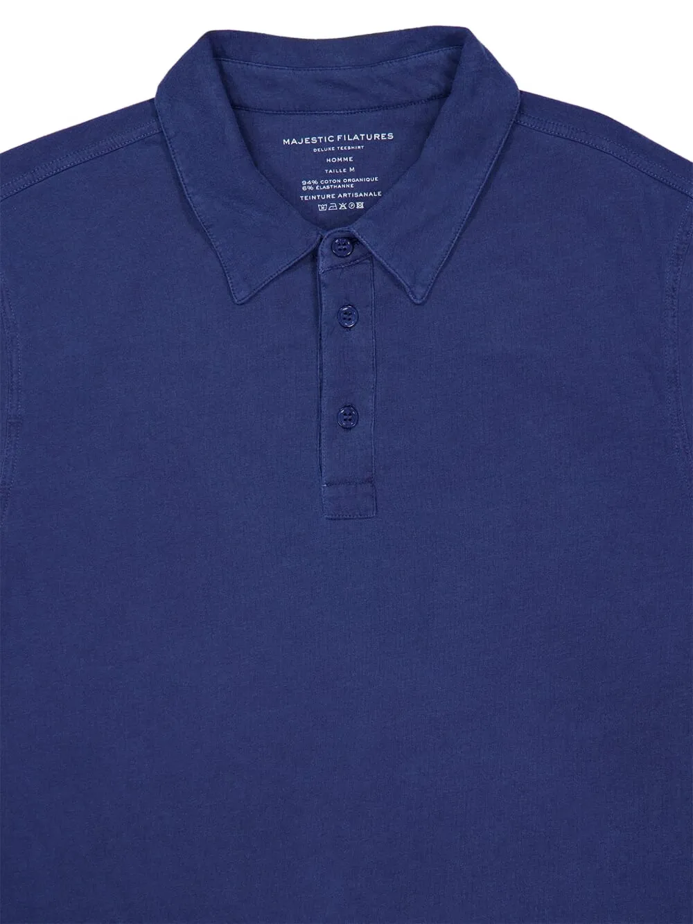 Majestic Filatures Poloshirt met korte mouwen Blauw