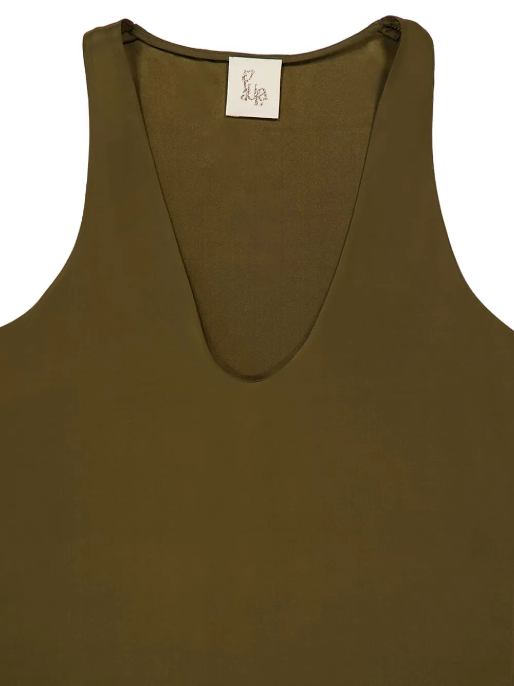  Paula Serena Silk Top - Green 