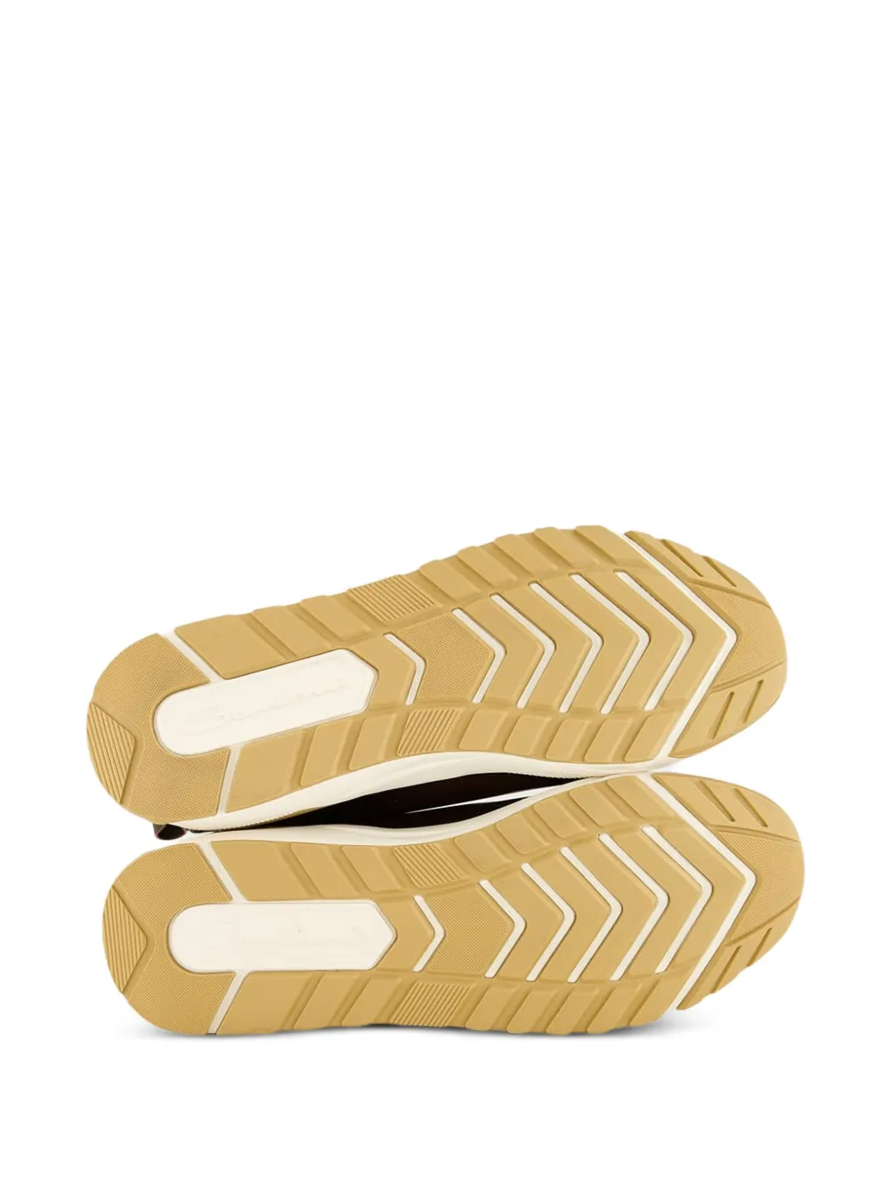 Santoni Leren sneakers Bruin