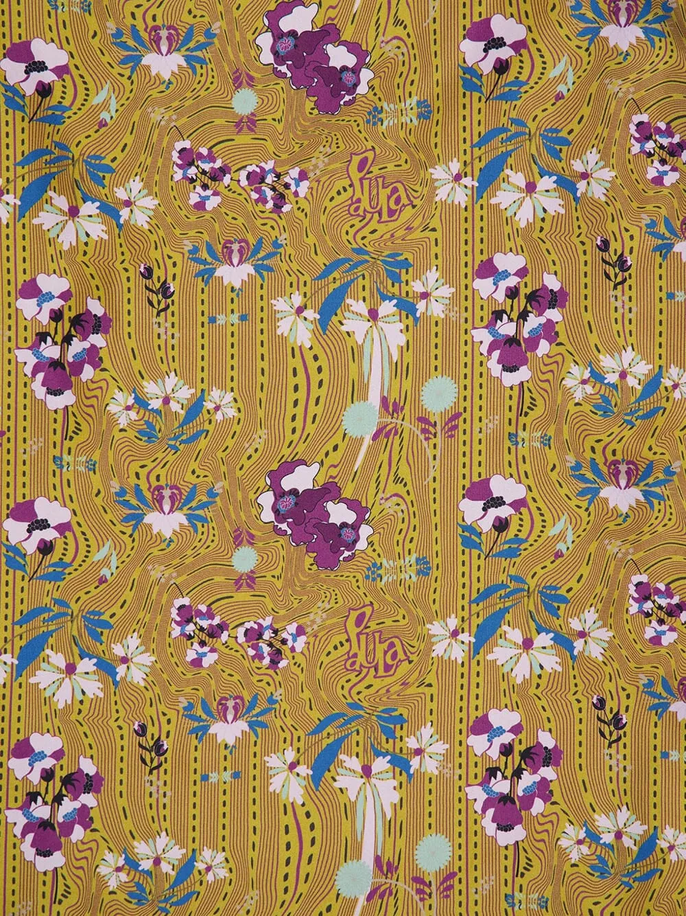 PAULA Jurk met bloemenprint Geel