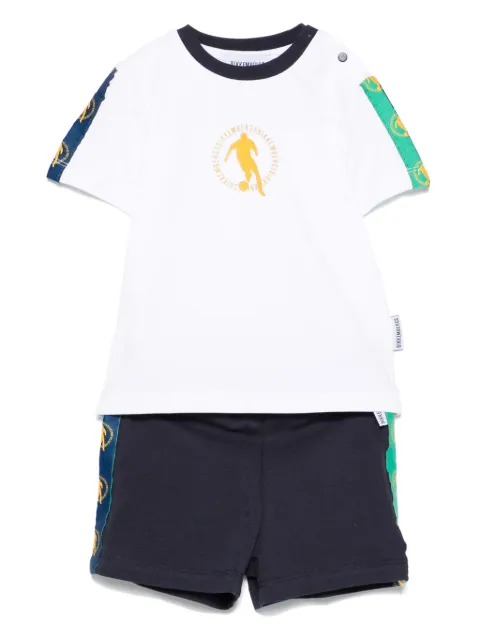 BIKKEMBERGS KIDS logo-print T-shirt and shorts set