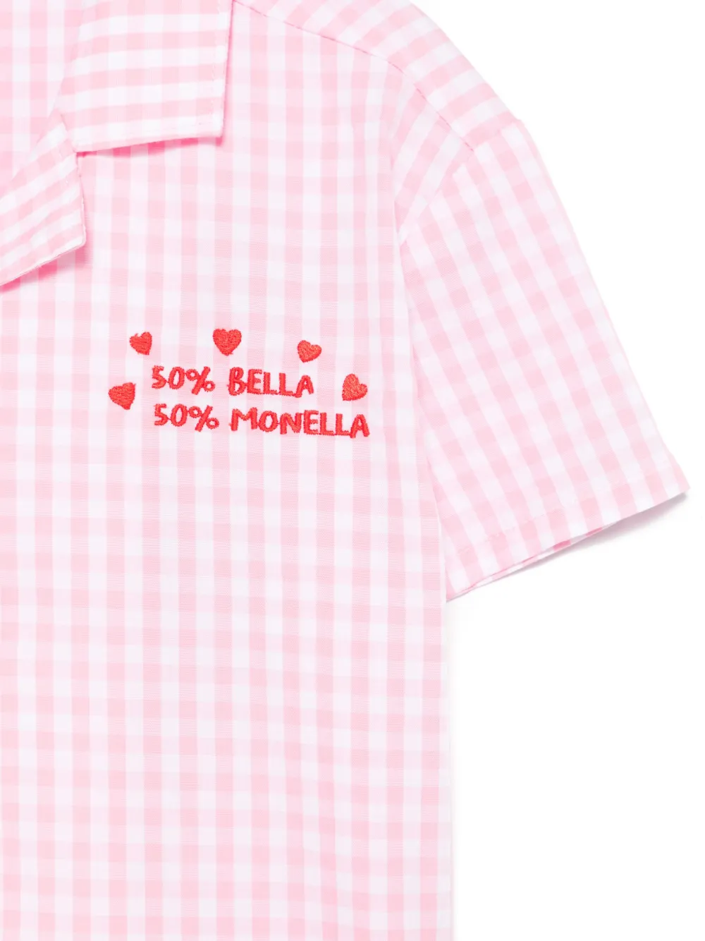 MC2 Saint Barth Kids Popeline shirt Roze
