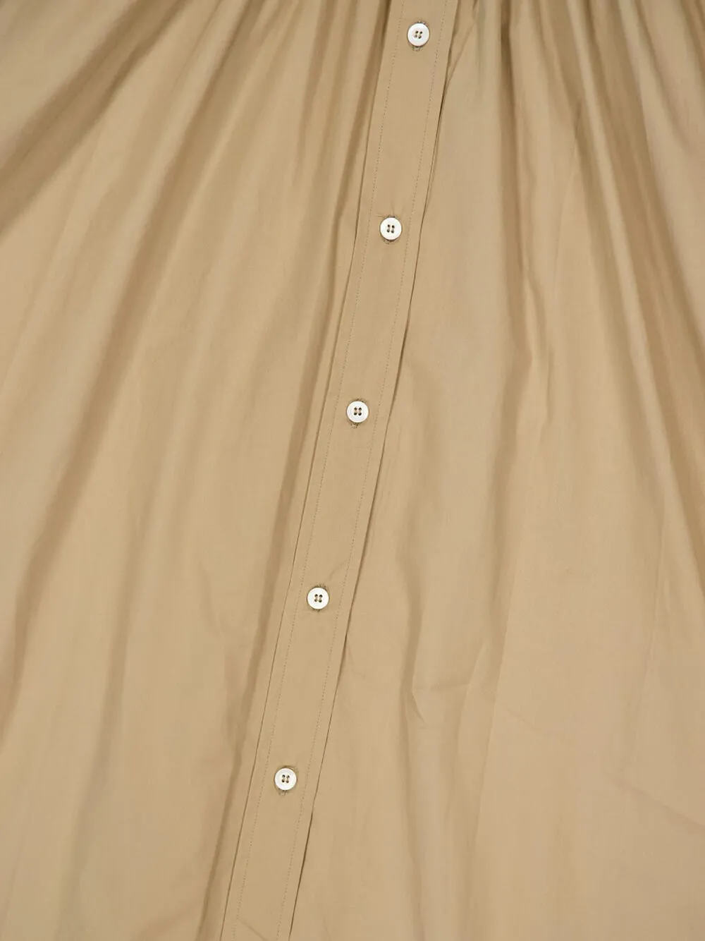 Miu Blousejurk met gesmockte taille Bruin