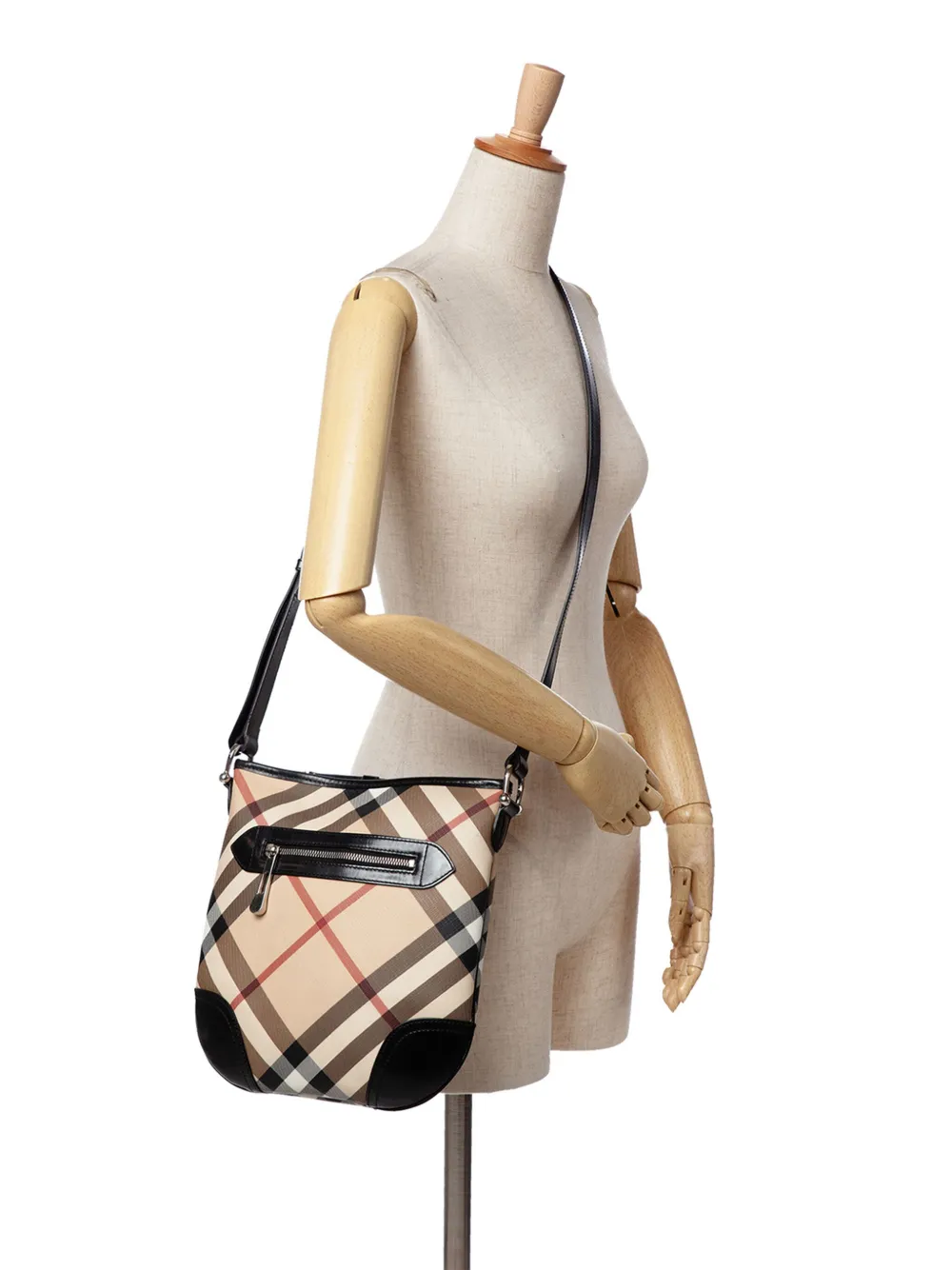 Burberry Pre-Owned 2000-2017 Supernova Check Coated Canvas Dryden crossbody bag | Pre-Owned | Image 2
