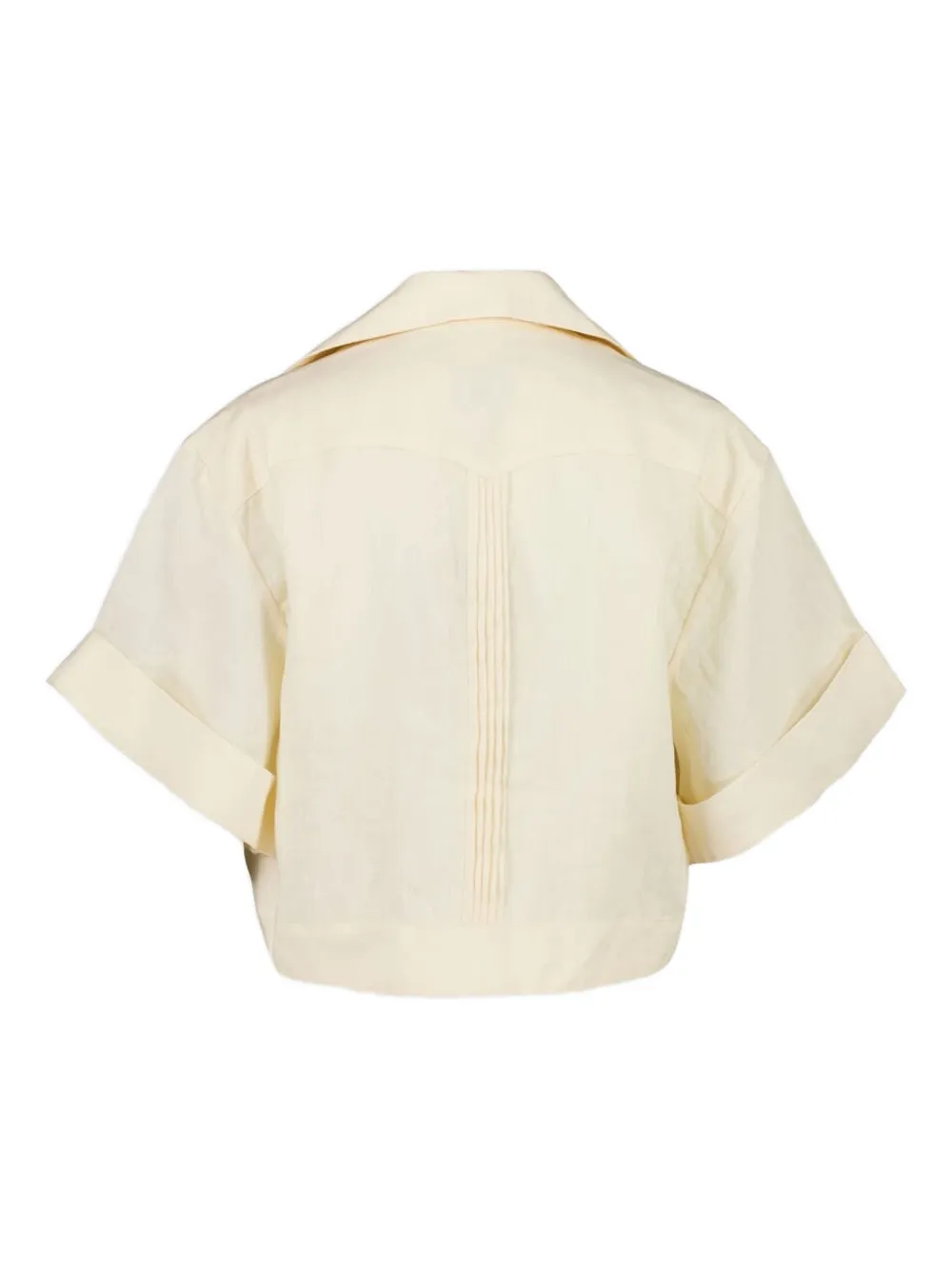 Johanna Ortiz Blouse met korte mouwen - Beige