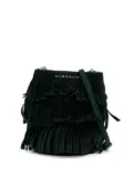 Burberry Pre-Owned 2000-2017 Suede Fringe bucket bag - Green
