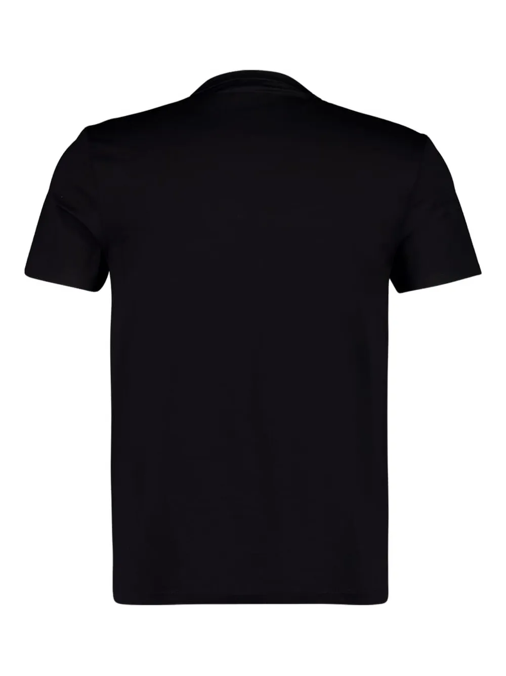 Prada logo-plaque crew-neck T-shirt - Zwart