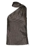 TOM FORD polka-dot one-shoulder top - Black